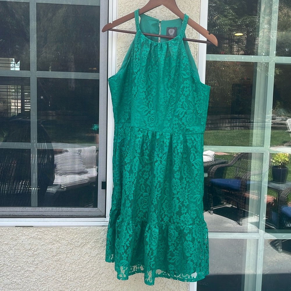 Vince Camuto  lace spaghetti strap summer dress. Can dress up or down